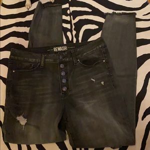 Like new fringed jeans